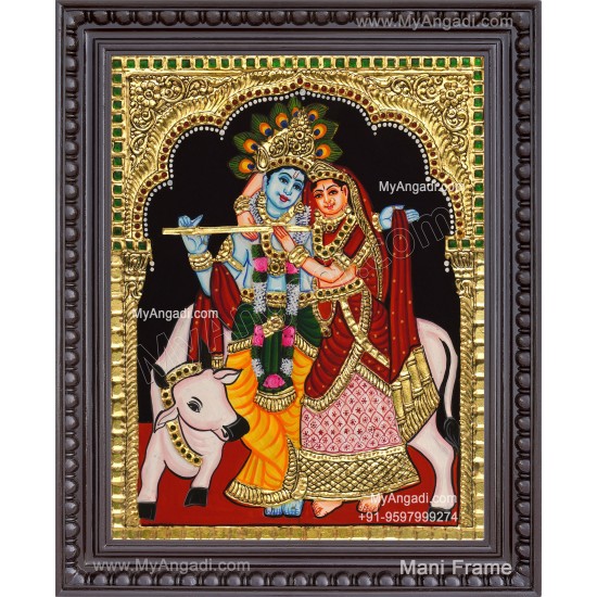 Radha Krishna Tanjore Painting