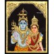 Shiva and Parvathi Devi Tanjore Paintings