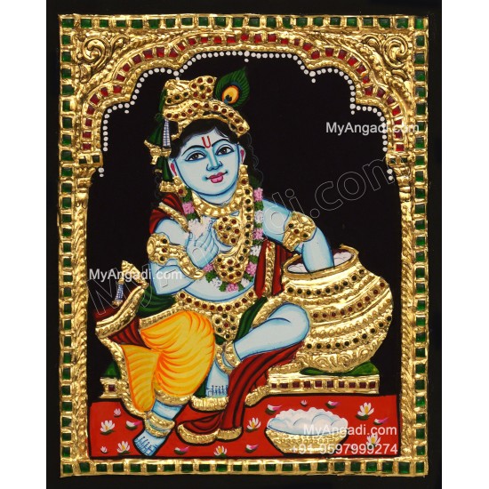 Butter Krishna Tanjore Paintings