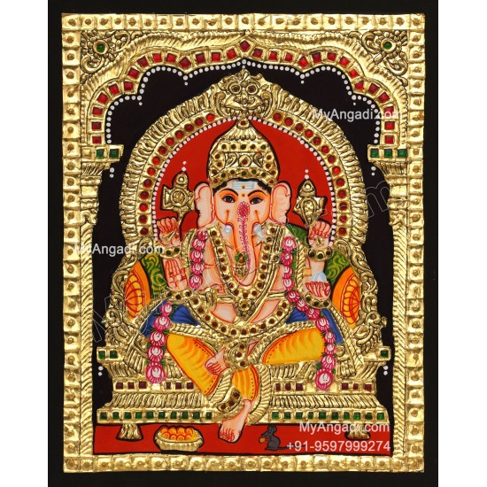 Ganesh Ji Tanjore Paintings