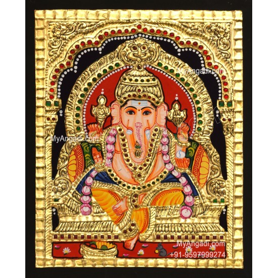 Ganesha Tanjore Painting