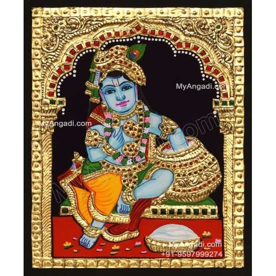 Butter Krishna Tanjore Paintings
