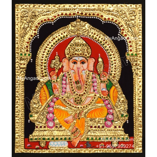 Ganesha Tanjore Painting