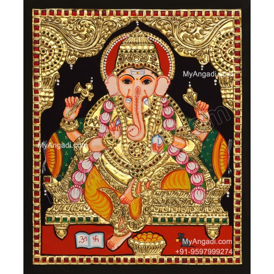 Ganesha Tanjore Painting