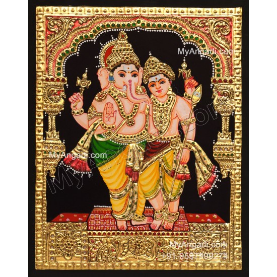 Ganesha Murugar  Tanjore Paintings