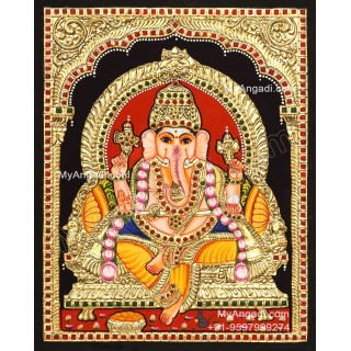 Ganesha Tanjore Painting