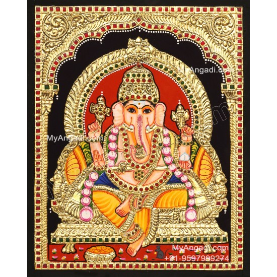 Ganesha Tanjore Painting
