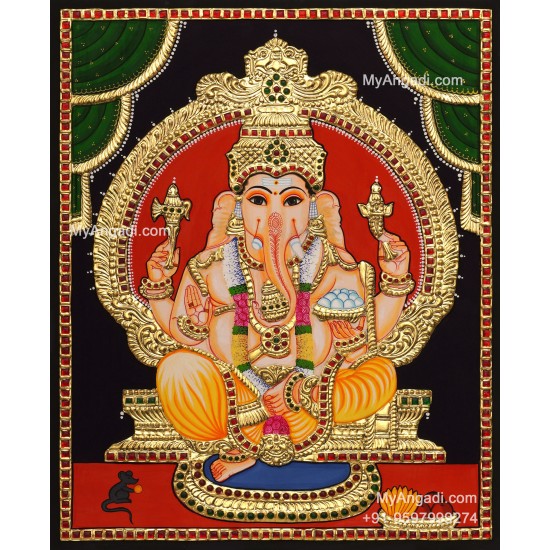Vinayagar Tanjore Painting 