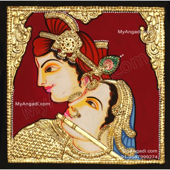 Radha Krishna Tanjore Paintings