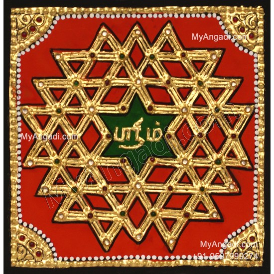 Aiswarya Kolam Tanjore Painting