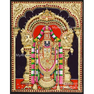 Balaji 3d Tanjore Painting