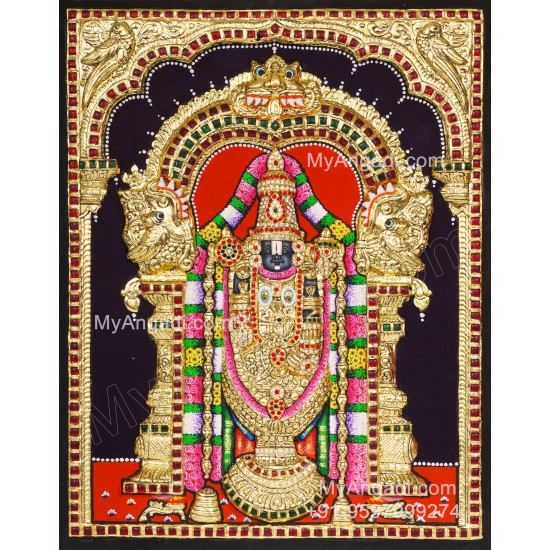 Balaji 3d Tanjore Painting