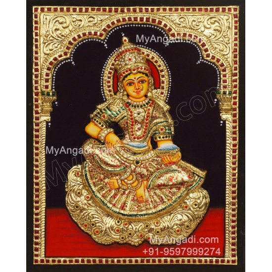 Annapoorani 3D Tanjore Painting