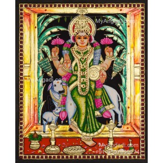 Graha Lakshmi Tanjore Painting