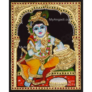 Butter Krishna Tanjore Painting