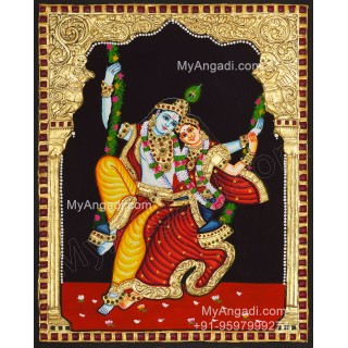 Radha Krishna Tanjore Paintings