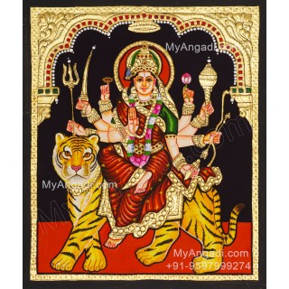 Durga Tanjore Painting