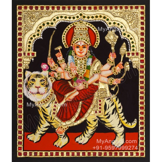 Durga Tanjore Painting