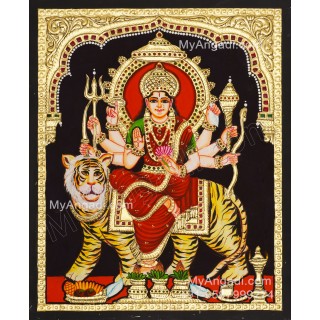 Durga Tanjore Painting