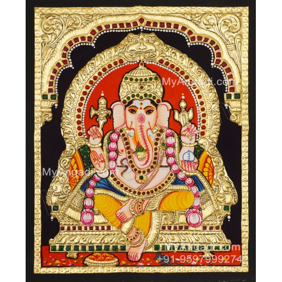 Ganesha Tanjore Painting