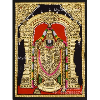 Venkateshwara  Swamy Tanjore Painting