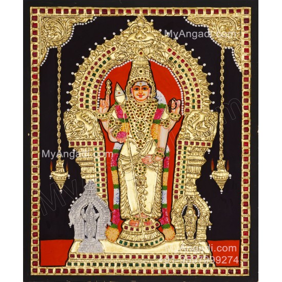 Thiruchendur Murugan Tanjore Painting