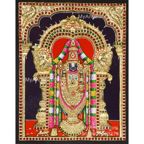 Balaji 3d Tanjore Painting