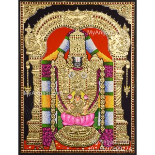 Balaji Lakshmi Tanjore Painting