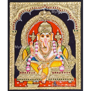 Ganapathi Tanjore Painting Tanjore Painting