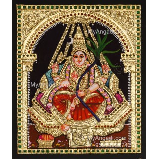 Raja Rajeshwari Tanjore Painting