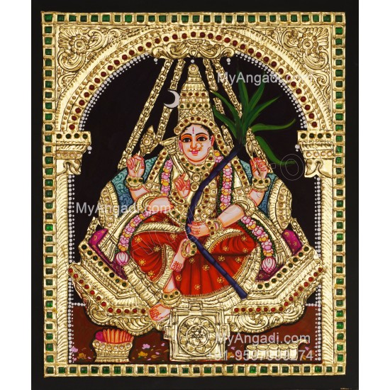 Raja Rajeshwari Tanjore Painting