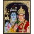 Shivan Parvathi Tanjore Painting