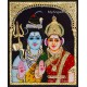 Shivan Parvathi Tanjore Painting