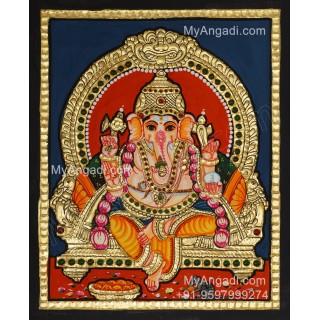 Ganapathi Tanjore Painting Tanjore Painting