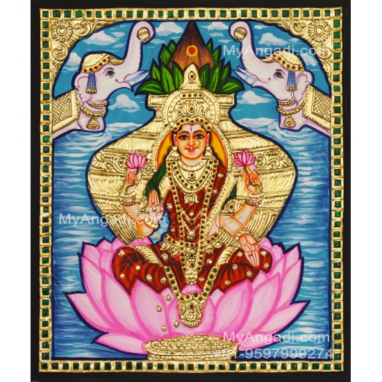 Varalakshmi Tanjore Painting