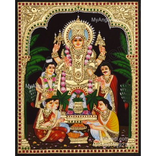 Sathyanarayana Tanjore Painting