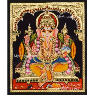 Ganapathi Tanjore Painting