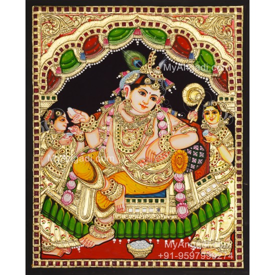 Darbar Krishna Tanjore Paintings