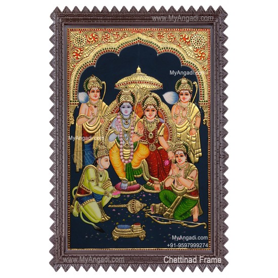 Ramar Pattabhisekam Tanjore Painting