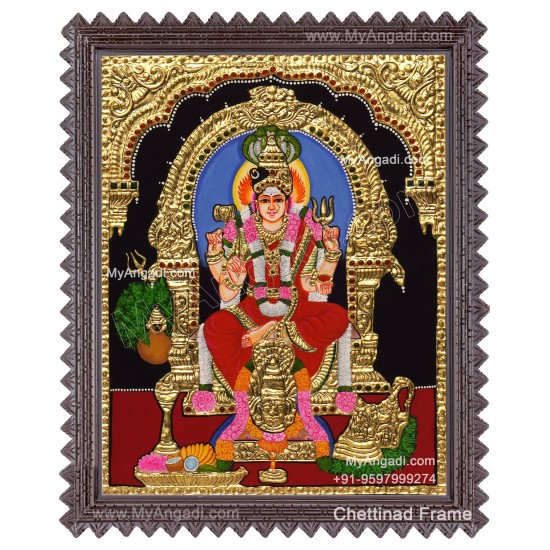 Karumaariamman Tanjore Painting