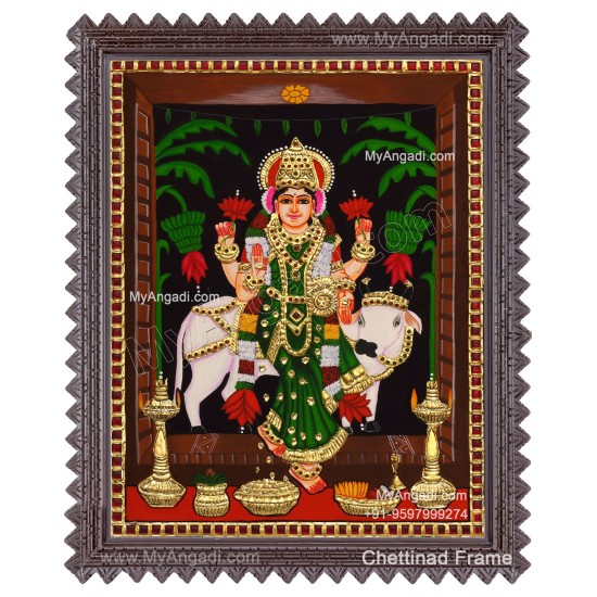 Graha Lakshmi Tanjore Painting