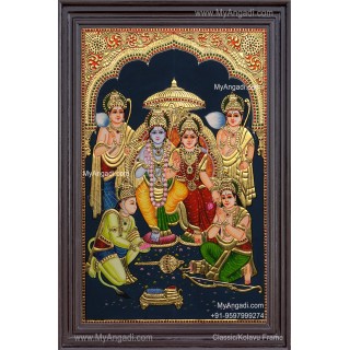 Ramar Pattabhisekam Tanjore Painting