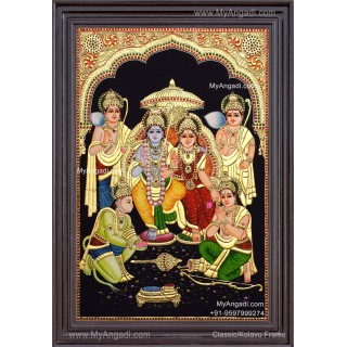 Ramar Pattabhisekam Tanjore Painting