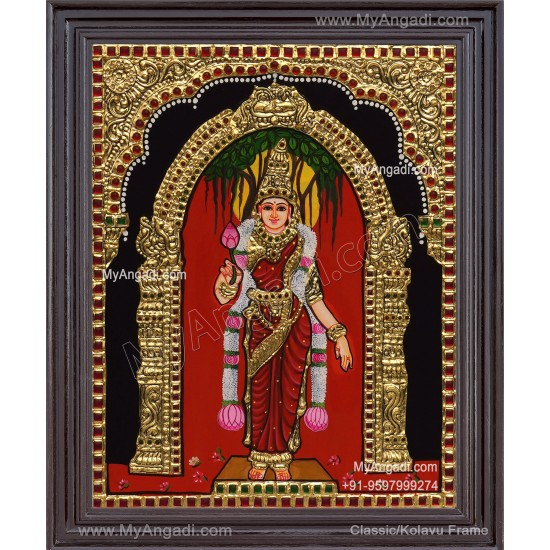 Kethara Gowri Amman Tanjore Painting