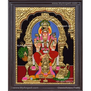 Karumaariamman Tanjore Painting