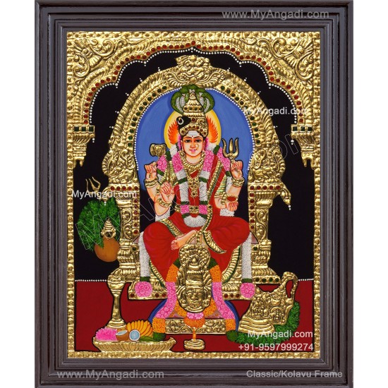 Karumaariamman Tanjore Painting