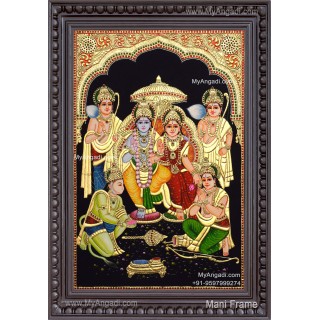 Ramar Pattabhisekam Tanjore Painting