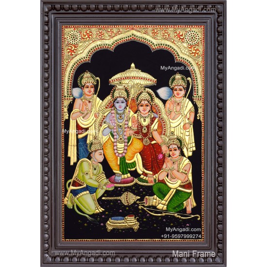 Ramar Pattabhisekam Tanjore Painting
