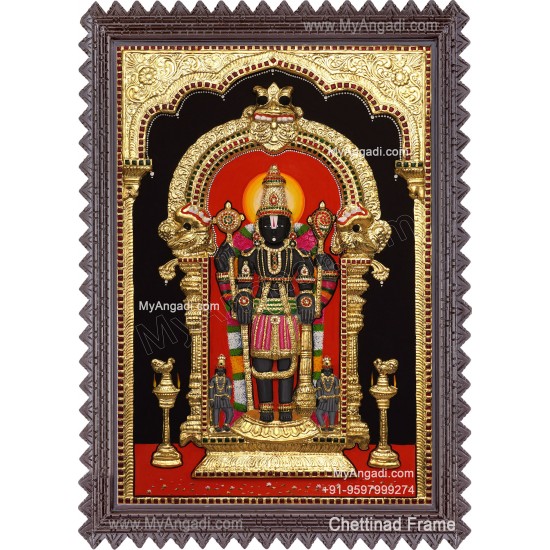 3D Perumal Tanjore Painting