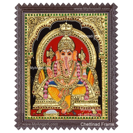 Ganapathi Tanjore Painting 